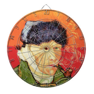Van Gogh - Self Portrait with Bandaged Ear & Pipe Dartboard