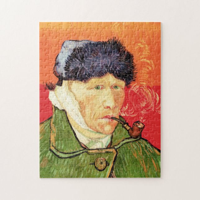 Van Gogh - Self Portrait with Bandaged Ear & Pipe Jigsaw Puzzle (Vertical)