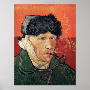 Van Gogh - Self-Portrait with Bandaged Ear Poster