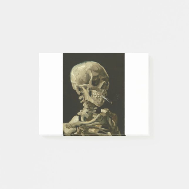 van gogh Skull Post-it Notes (Front)