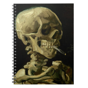Van Gogh   Skull with Burning Cigarette   1886 Notebook