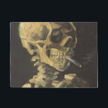VAN GOGH - Skull with cigarette 1885 Doormat<br><div class="desc">VAN GOGH - Skull with cigarette 1885
Oil on canvas; reproduction</div>