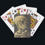 VAN GOGH - Skull with cigarette 1885 Playing Cards<br><div class="desc">VAN GOGH - Skull with cigarette 1885
Oil on canvas; reproduction</div>