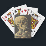 VAN GOGH - Skull with cigarette 1885 Playing Cards<br><div class="desc">VAN GOGH - Skull with cigarette 1885
Oil on canvas; reproduction</div>