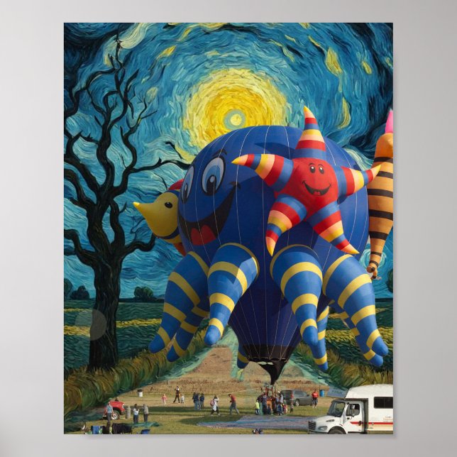 Van Gogh sky Poster (Front)