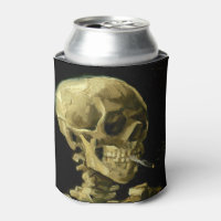 Van Gogh Smoking Skeleton