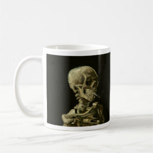 Van Gogh Smoking Skeleton Coffee Mug