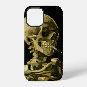 Van Gogh Smoking Skeleton iPhone 12 Case