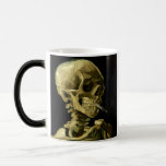 Van Gogh Smoking Skeleton Magic Mug<br><div class="desc">Magic Mug featuring Vincent van Gogh’s oil painting Skull of a Skeleton with Burning Cigarette (1885-86). A great gift for fans of Post-Impressionism and Dutch art!</div>