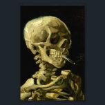 Van Gogh Smoking Skeleton Photo Print<br><div class="desc">Photo Print featuring Vincent van Gogh’s oil painting Skull of a Skeleton with Burning Cigarette (1885-86). A great gift for fans of Post-Impressionism and Dutch art!</div>