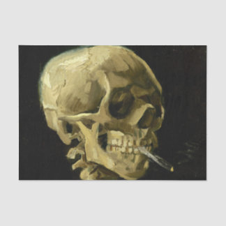 Van Gogh Smoking Skeleton Tissue Paper
