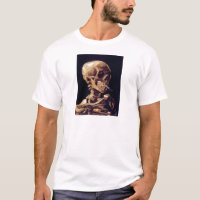 Van Gogh Smoking Skull