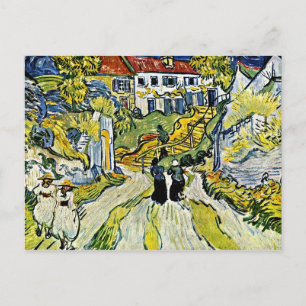 Van Gogh - Stairway at Auvers Postcard