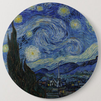 Van Gogh Starry Night 6 Cm Round Badge