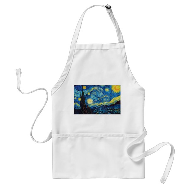 Van Gogh Starry Night Apron (Front)