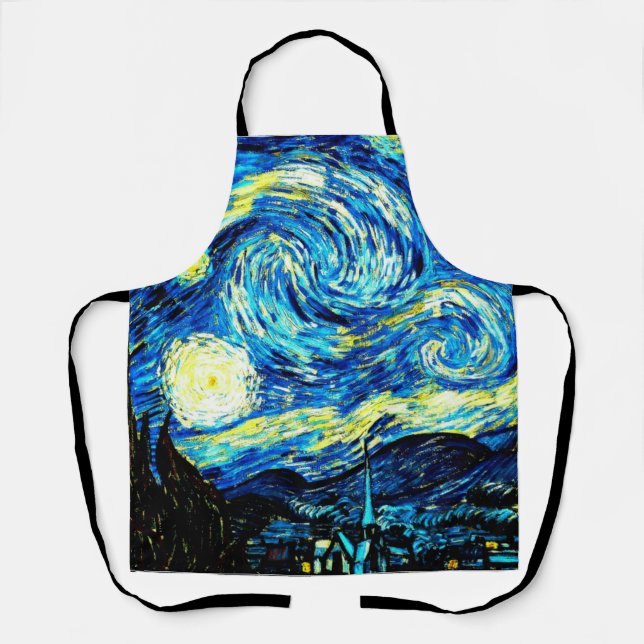 Van Gogh - Starry Night Apron (Front)