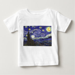 Van Gogh Starry Night Baby T-Shirt