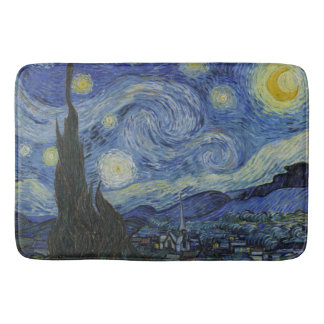 Van Gogh Starry Night Bath Mat