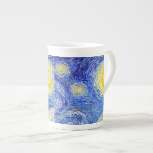 Van Gogh , "Starry Night" Bone China Mug