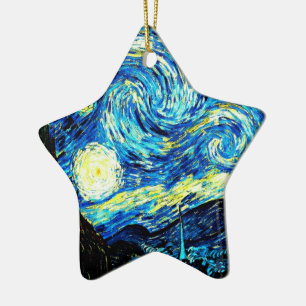 Van Gogh - Starry Night Ceramic Ornament