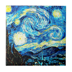 Van Gogh: Starry Night Ceramic Tile