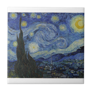 Van Gogh Starry Night Ceramic Tile