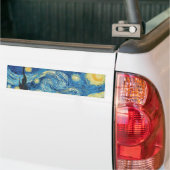 Van Gogh Starry Night Classic Impressionism Art Bumper Sticker (On Truck)