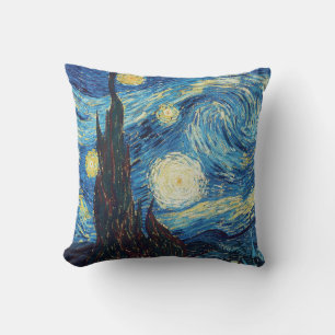 Van Gogh Starry Night Classic Impressionism Art Cushion