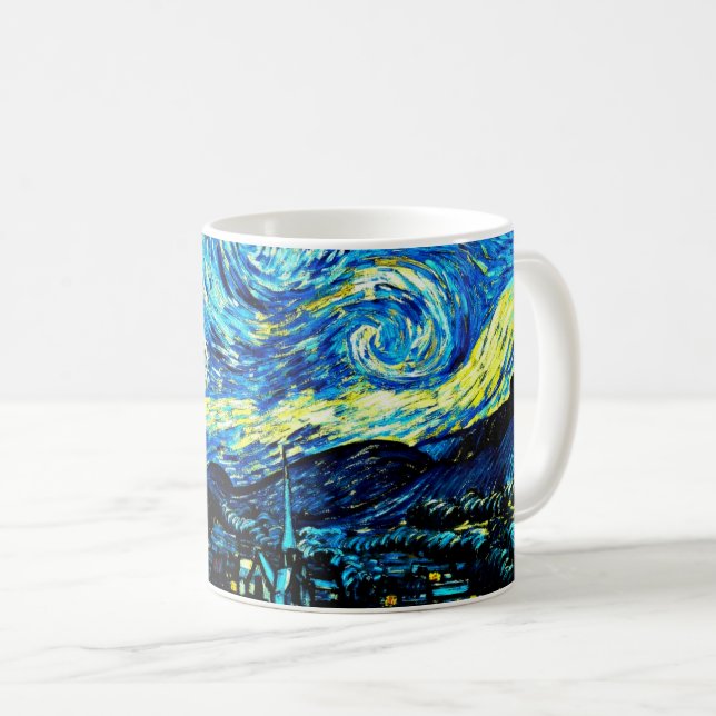 Van Gogh - Starry Night Coffee Mug (Front Right)