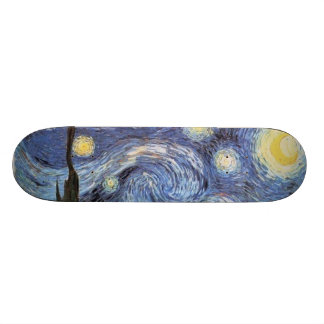 Van Gogh Starry Night Customised Skate Board