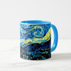 Van Gogh - Starry Night, famous painting, Mug