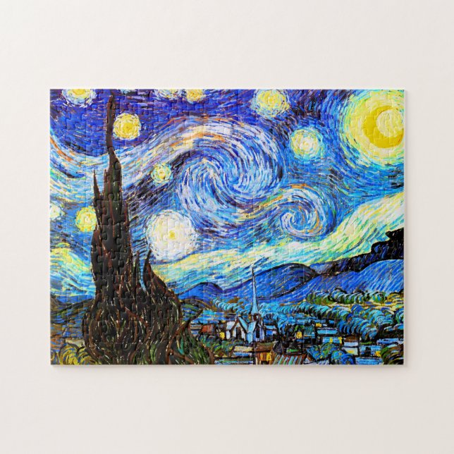 Van Gogh Starry Night Fine Art Jigsaw Puzzle (Horizontal)