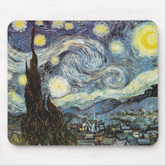 Van Gogh Starry Night Fine Art Mouse Pad