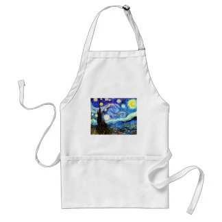 Van Gogh Starry Night Fine Art Standard Apron