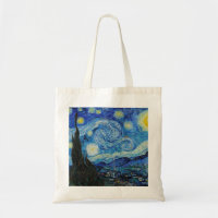 Van Gogh Starry Night. Impressionism vintage art