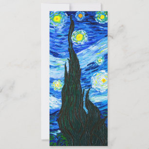 Van Gogh Starry Night Invitation
