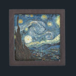 Van Gogh Starry Night Jewellery Box<br><div class="desc">Vincent Van Gogh famous painting starry night</div>