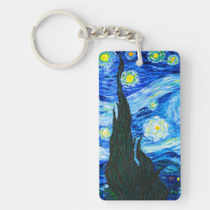 Van Gogh Starry Night Key Ring