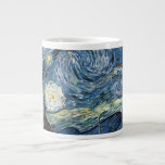 Van Gogh Starry Night Large Coffee Mug<br><div class="desc">Vincent Van Gogh Starry Night masterpiece,  vintage artwork on modern day products from Zazilicious</div>