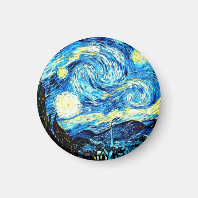 Van Gogh: Starry Night Magnet (Front)