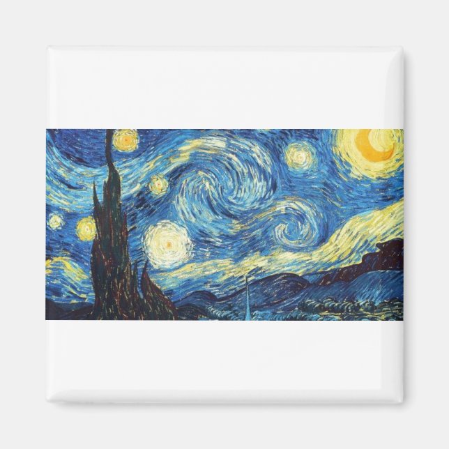van gogh Starry night Magnet (Front)