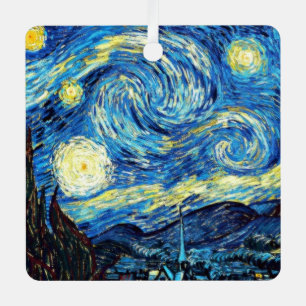 Van Gogh - Starry Night Metal Tree Decoration