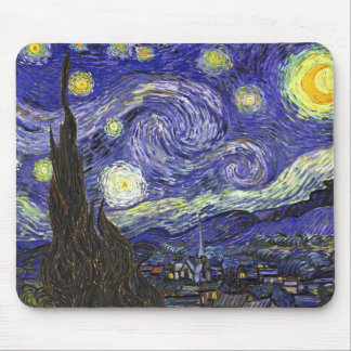 Van Gogh Starry Night Mouse Pad