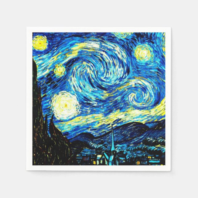 Van Gogh - Starry Night Napkin