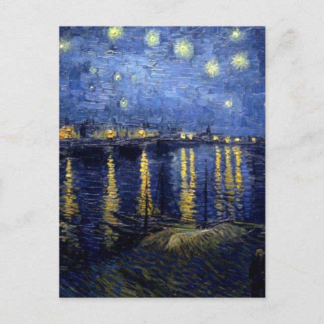 Van Gogh Starry Night Over Rhone Postcard (Front)
