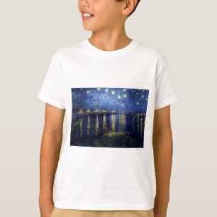 Van Gogh Starry Night Over Rhone T-Shirt
