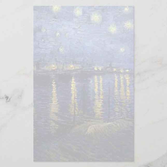 Van Gogh | Starry Night Over The Rhone | 1888 (Front)