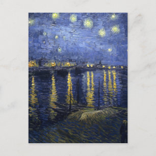 van Gogh - Starry Night Over the Rhone (1888) Postcard