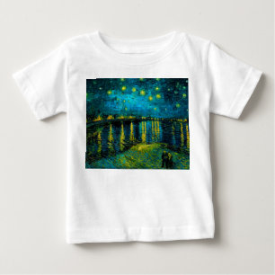 Van Gogh Starry Night Over the Rhône Baby T-Shirt