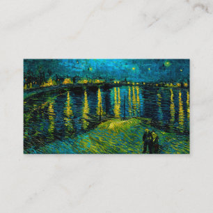 Van Gogh Starry Night Over the Rhône Enclosure Card